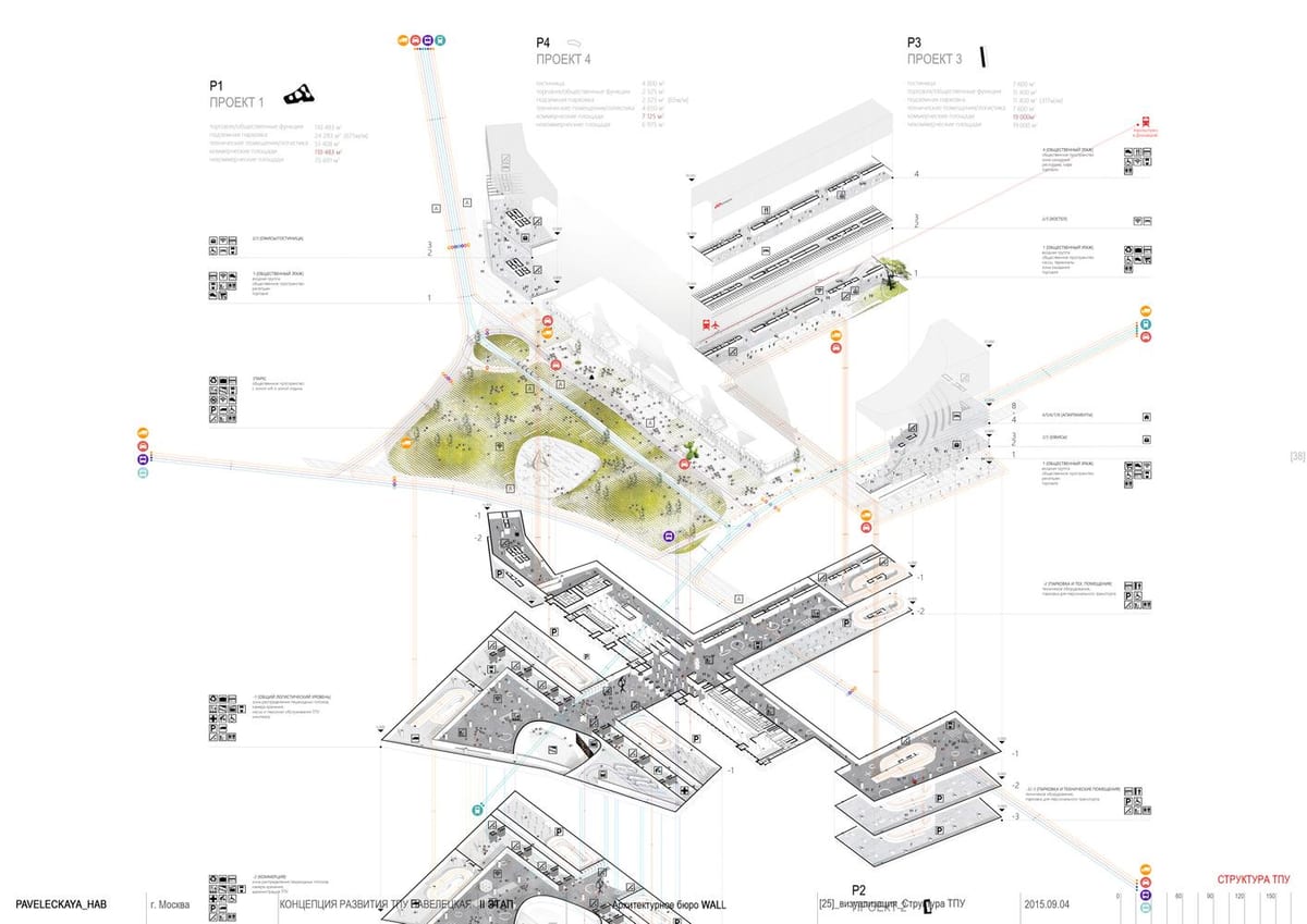 地図paveletsky駅をモスクワ