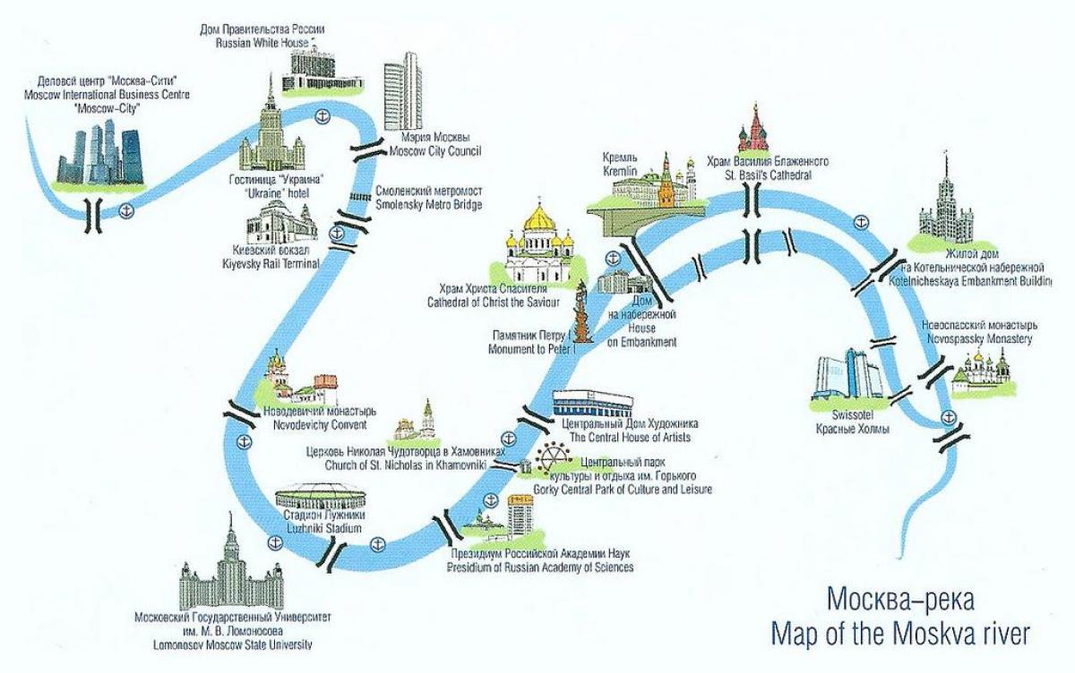 Moskva川地図