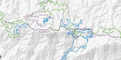地図モスクワの登山道