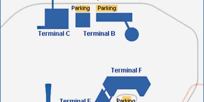 Sheremetyevo端末の地図