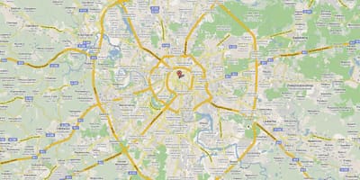 Moskva高速道路地図
