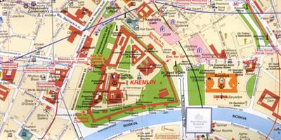 モスクワシティセンター地図