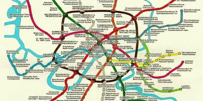 モスクワレ地図