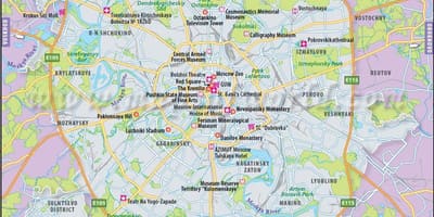 地図モスクワのid