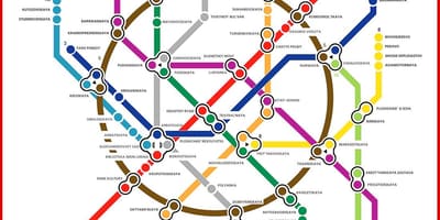メトロ地図Moskau