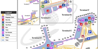 SVO端末の地図